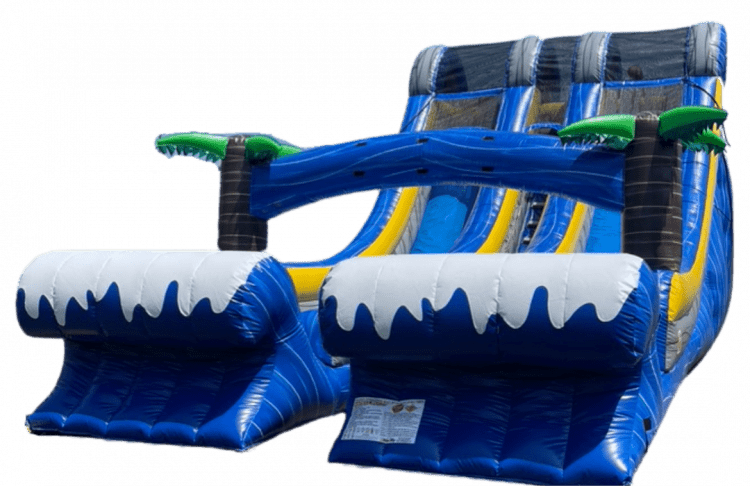 18ft Blazer Wave Double Lane Water Slide