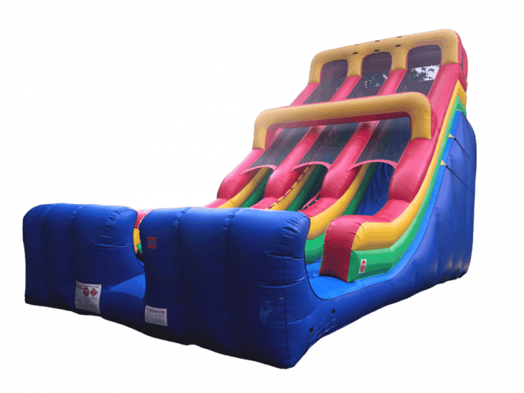24ft Double Lane Mammoth Slide - DRY ONLY